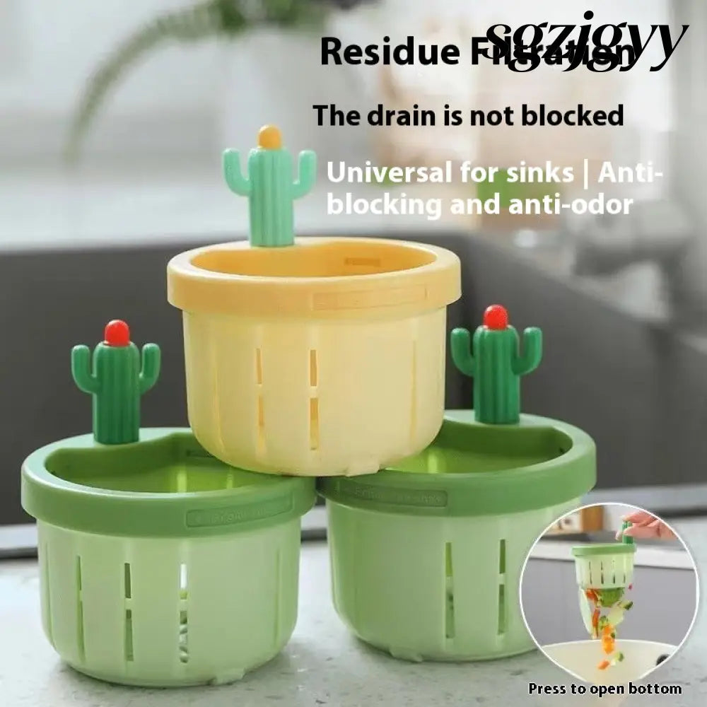 Cactus Sink Drain Strainer Press Automatic Dumping Basket - Electric Kettle