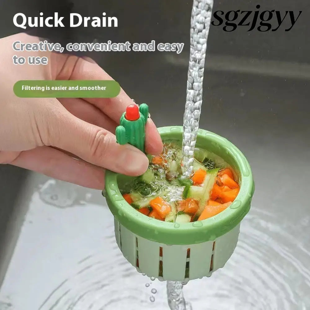 Cactus Sink Drain Strainer Press Automatic Dumping Basket - Electric Kettle