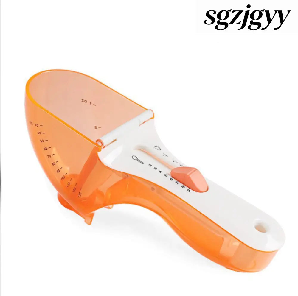Digital Measuring Spoon & Cup Set - L / Orange - Cooking Grinder