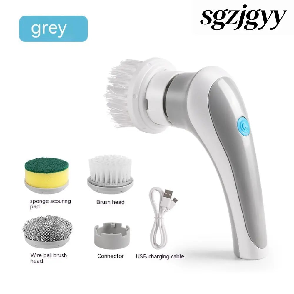 Electric Cleaning Brush 4 In 1 Spinning Scrubber - Kitchen Gadgets