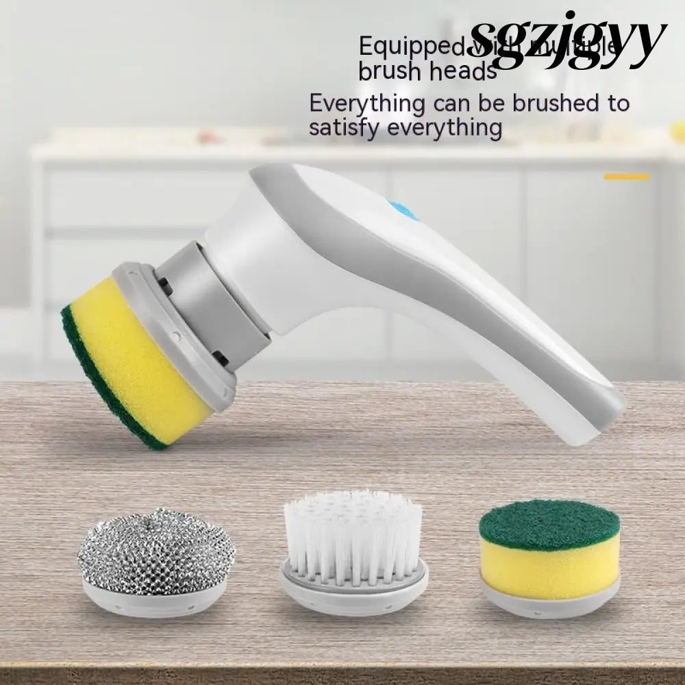 Electric Cleaning Brush 4 In 1 Spinning Scrubber - Kitchen Gadgets