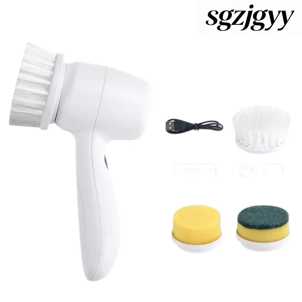 Electric Cleaning Brush 4 In 1 Spinning Scrubber - Cleaning Brush - Kitchen Gadgets