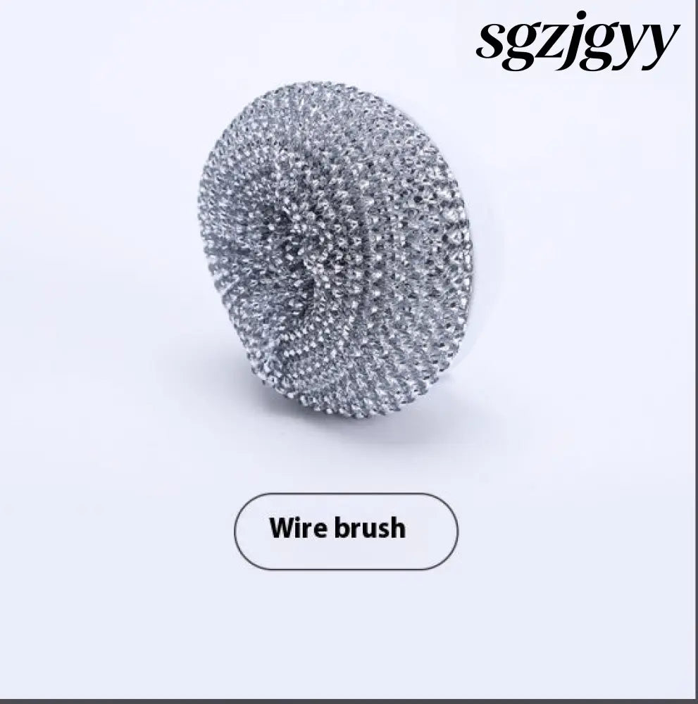 Electric Cleaning Brush 4 In 1 Spinning Scrubber - Wire ball brush head - Kitchen Gadgets