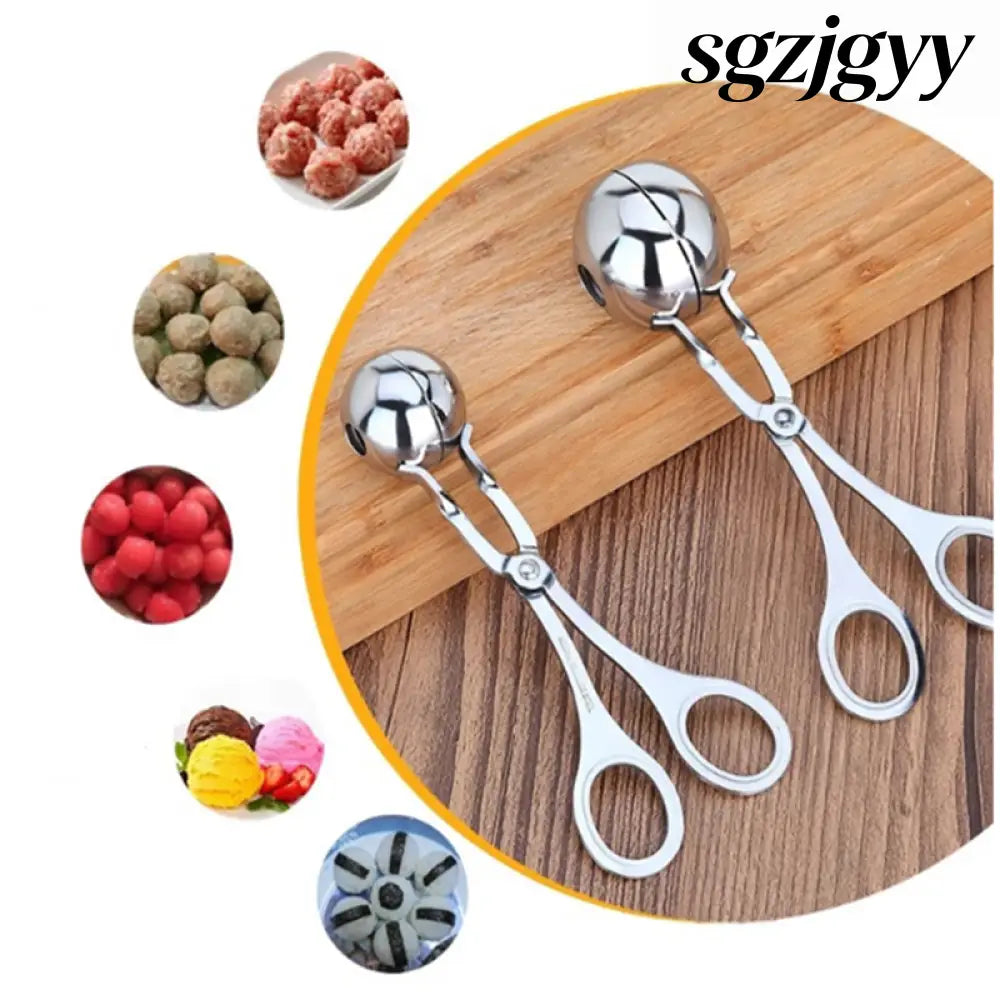 Meatball Scoop & Baller - Non-Stick Kitchen Cooking Tool - Meatball Scoop