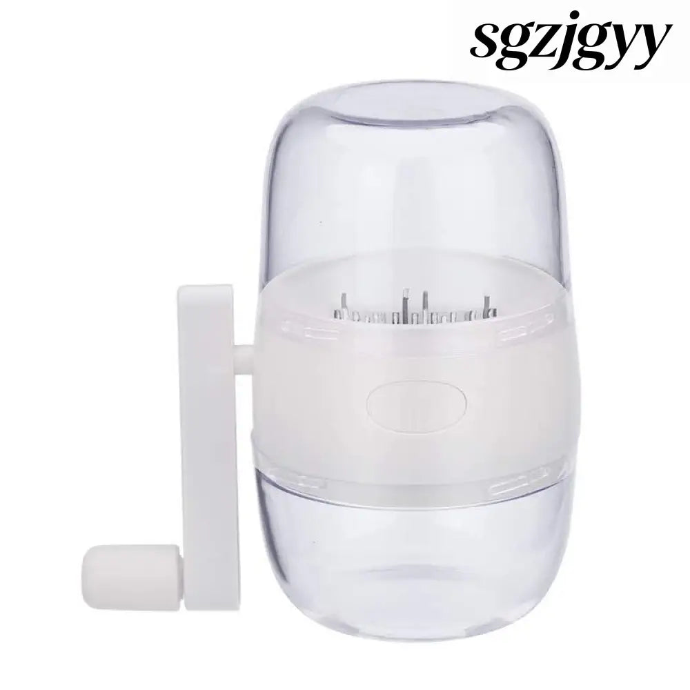 Multifunctional Nut Grinder Peanut Crusher | Manual Food Processor - White - Food Processor