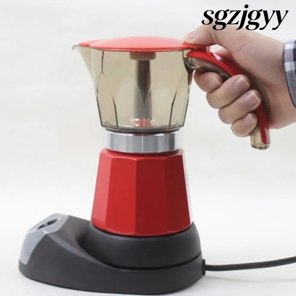 Octagonal Electric Heating Moka Pot Coffee Making - Cooking Grinder