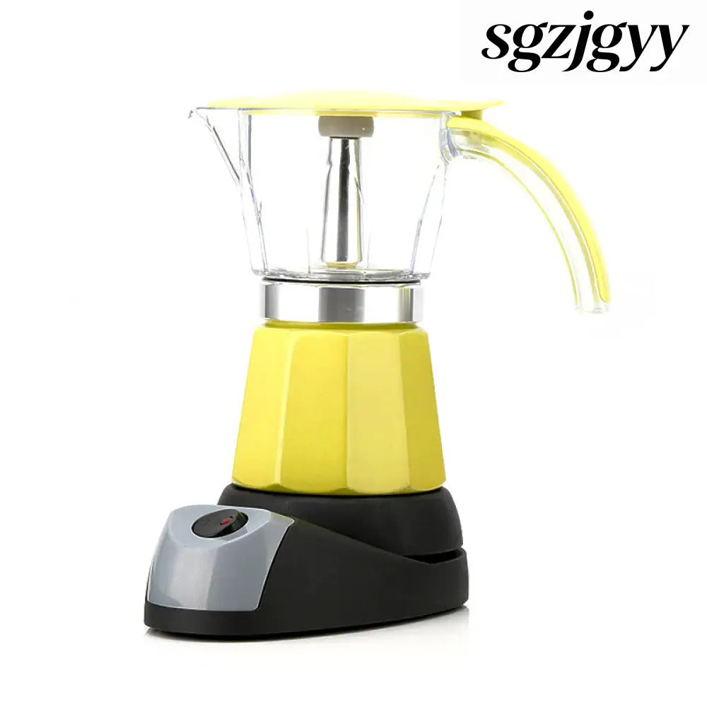 Octagonal Electric Heating Moka Pot Coffee Making - Green / EU - Cooking Grinder