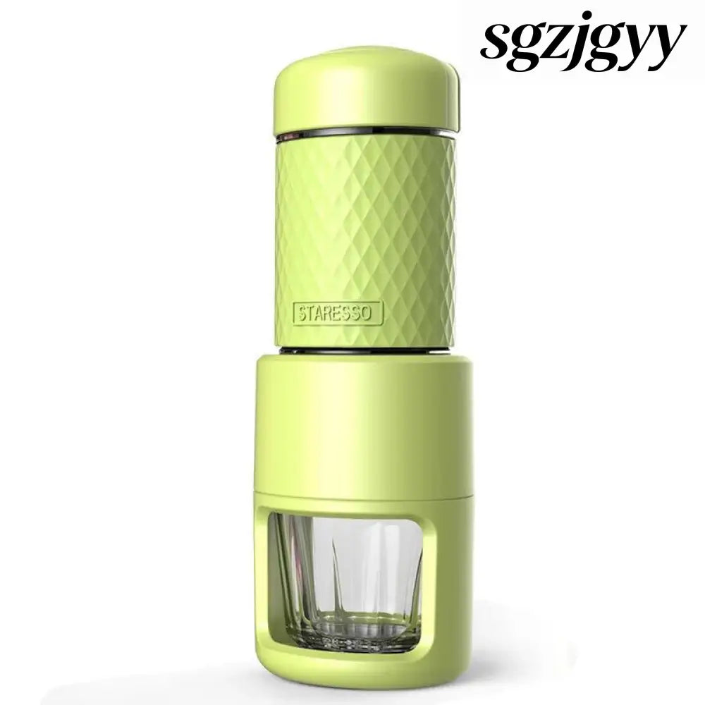 Portable Manual Espresso Coffee Machine - green - Food Processor