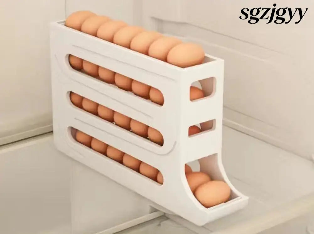 Refrigerator 4-Layer Automatic Egg Roller Sliding Egg - Cooking Grinder