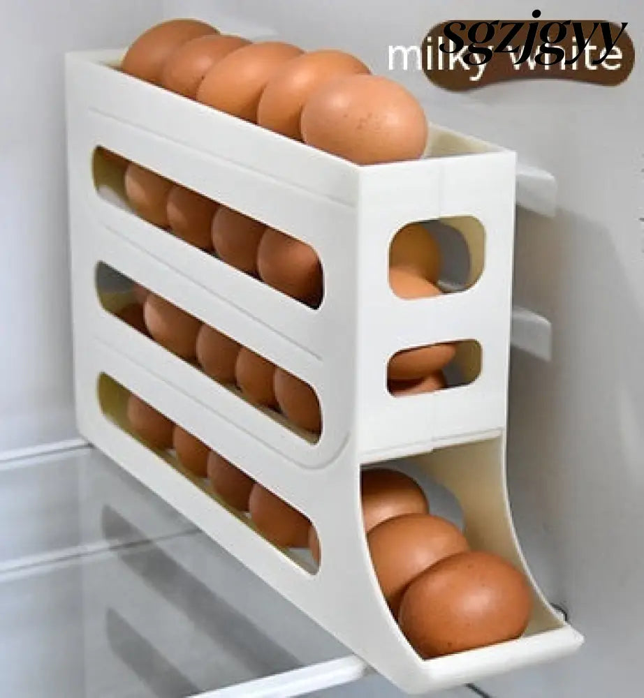 Refrigerator 4-Layer Automatic Egg Roller Sliding Egg - Cooking Grinder