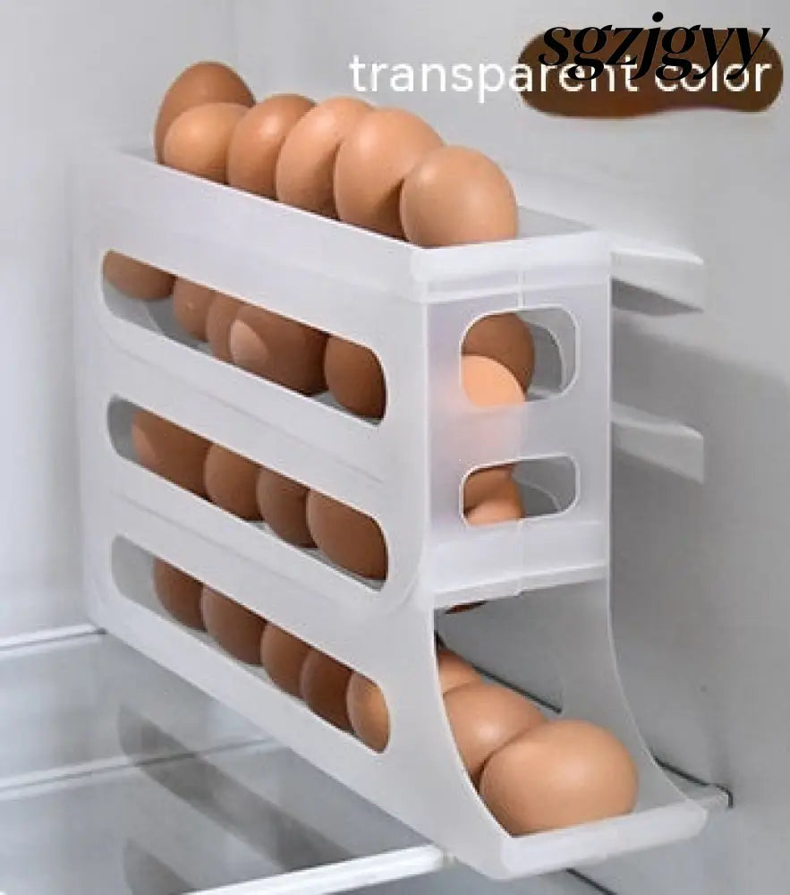 Refrigerator 4-Layer Automatic Egg Roller Sliding Egg - Cooking Grinder