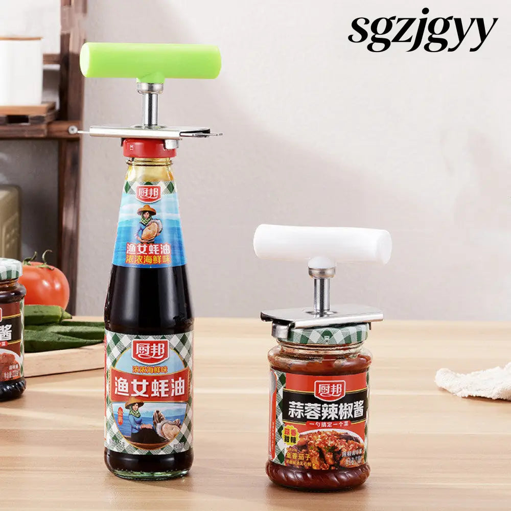 Stainless Steel Adjustable Jar Opener for Lids & Bottles - Jar Opener