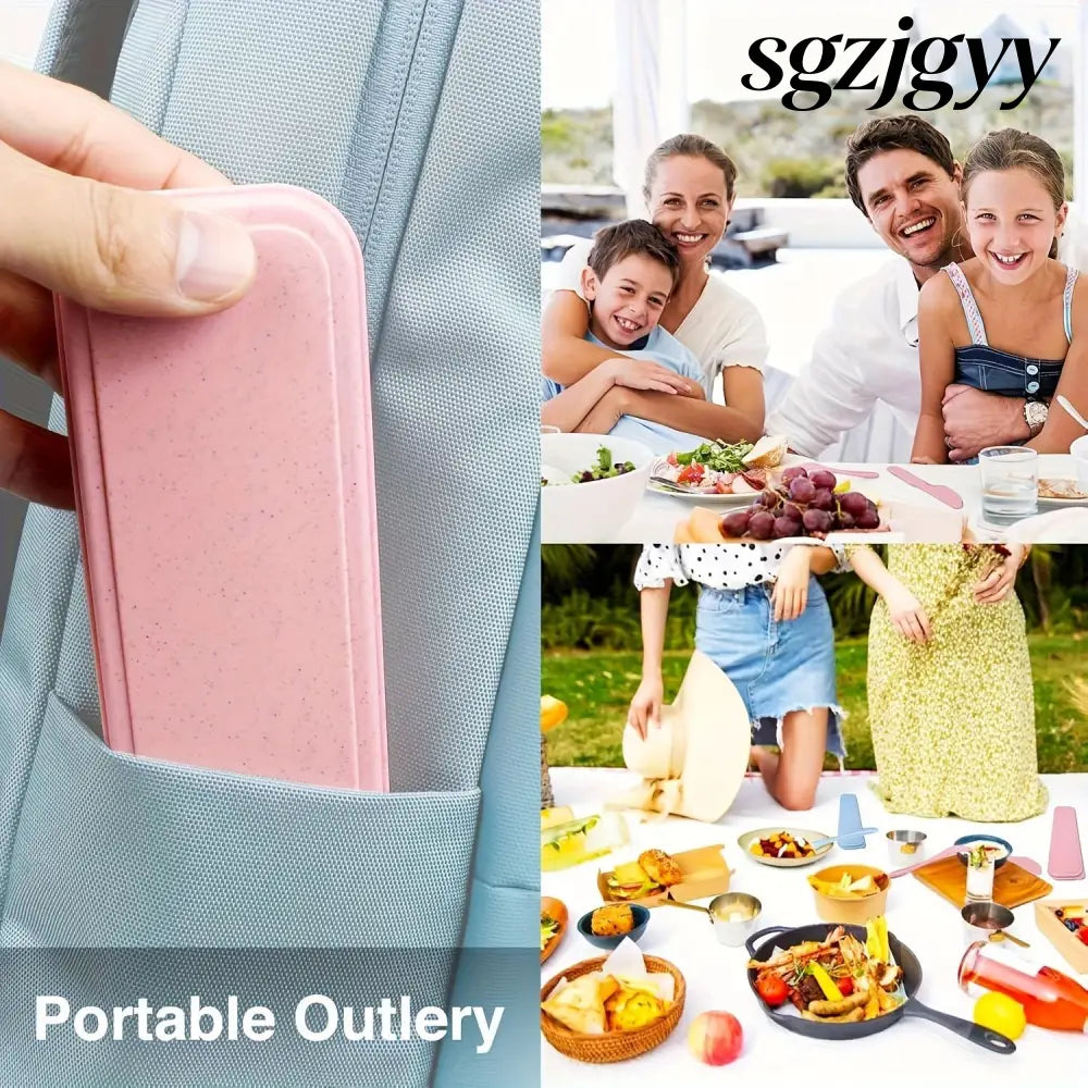 Sustainable Diet 4-Piece Eco-Friendly Cutlery Set - Set - Cooking Grinder
