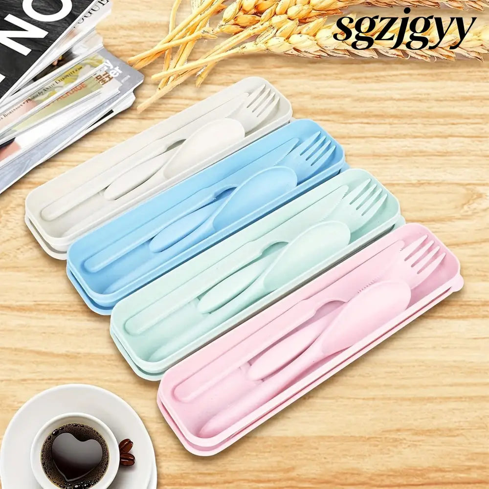 Sustainable Diet 4-Piece Eco-Friendly Cutlery Set - Set - Cooking Grinder