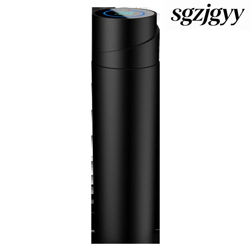 Ultraviolet sterilization intelligent thermos - Black - Cooking Grinder