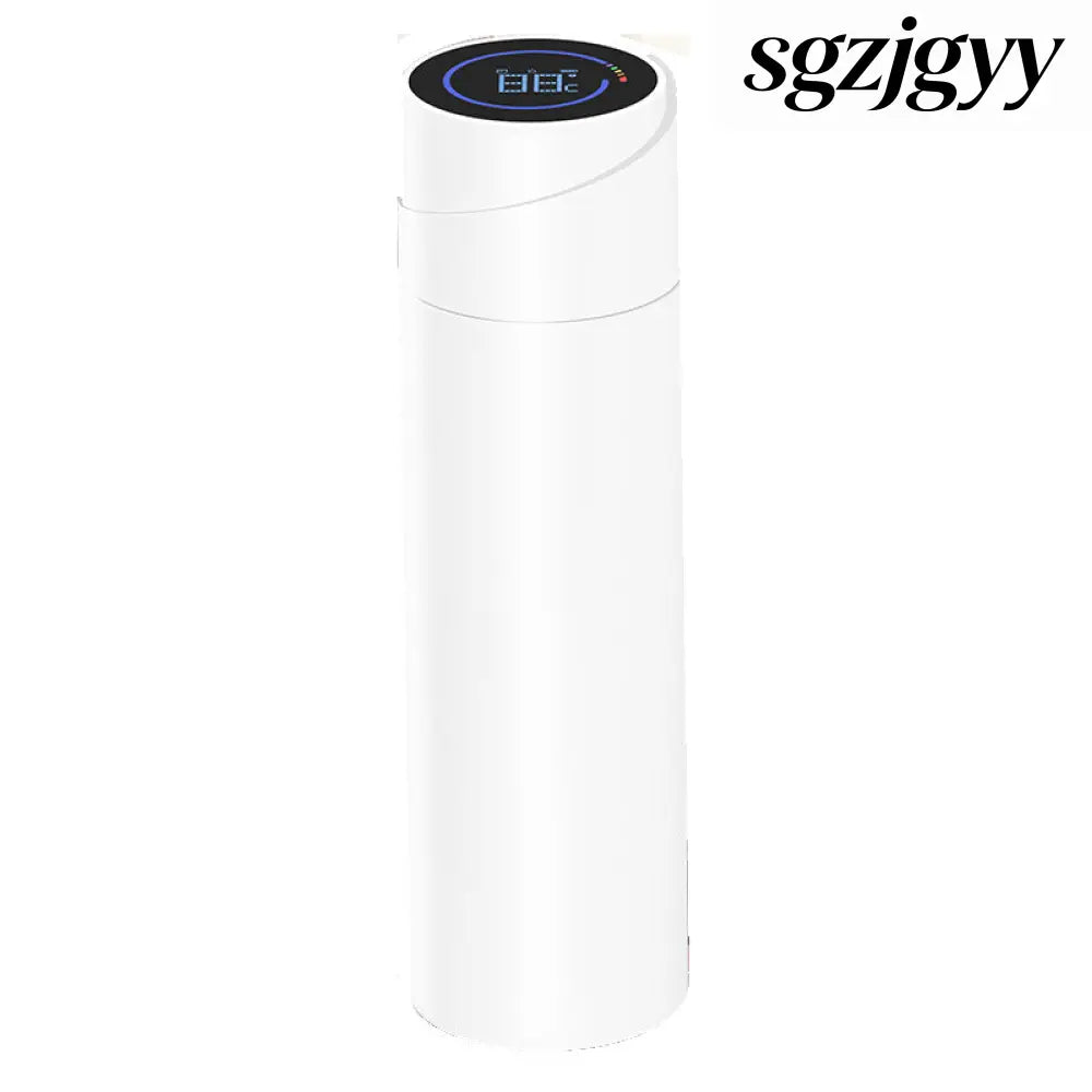 Ultraviolet sterilization intelligent thermos - White - Cooking Grinder