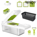 Vegetable Chopper With Container 12 In 1 - Pro - Cooking Grinder